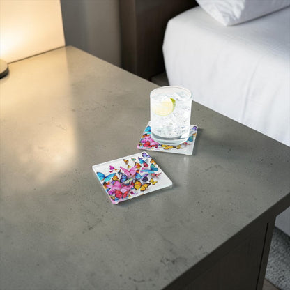 Floating Butterflies Coaster Set