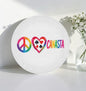 Peace  Love Canasta Cutting Board Serving Platter