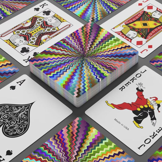 Gorgeous Abstract Canasta Game Player Cards