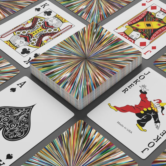 Gorgeous Abstract Canasta Game Player Cards