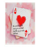 Ace Of Hearts You Can't change The Cards Crystal Block