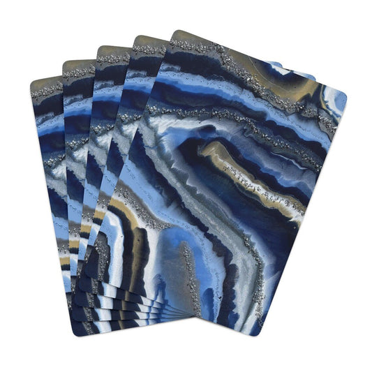 Gorgeous Agate Canasta Game Player Cards