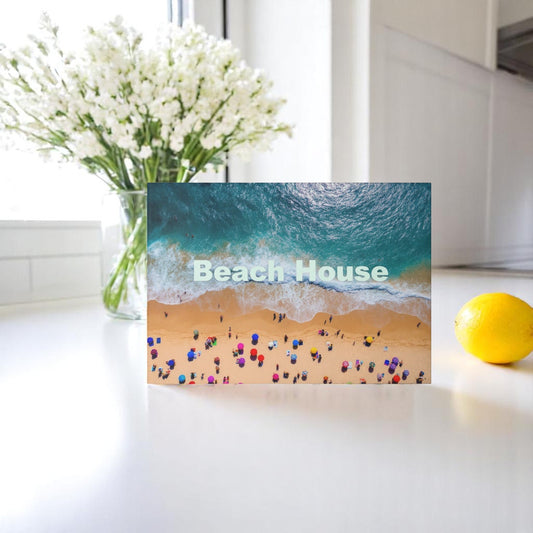 Beach House  Art Cutting Board Charcuterie Board
