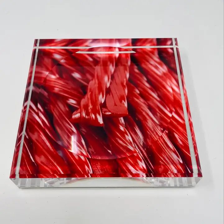 Licorice Acrylic Candy Dish Catchall Tray