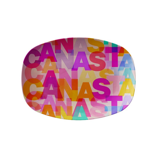 Canasta Lover Serving Platter