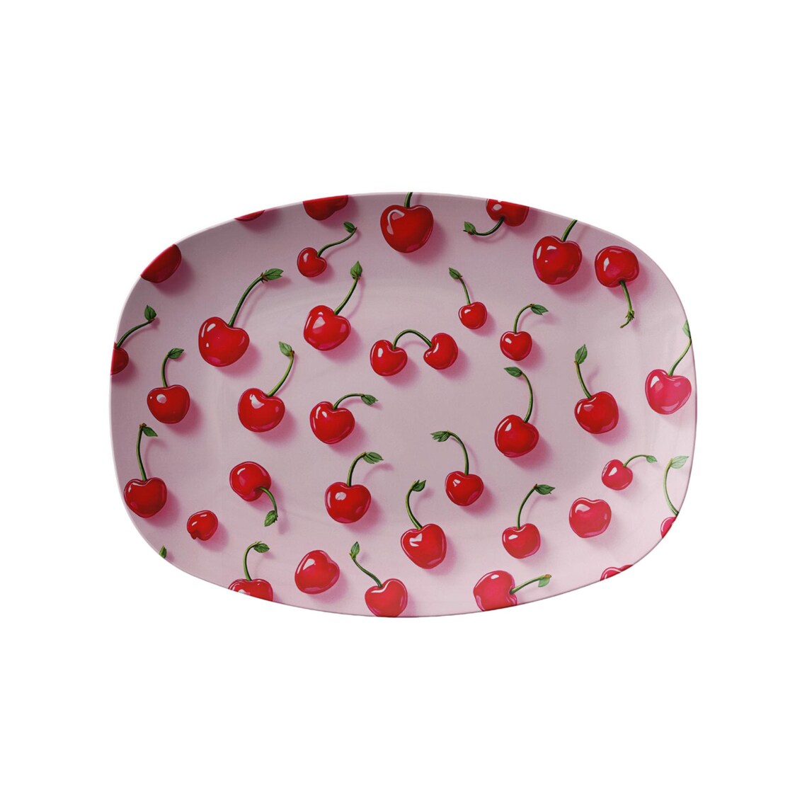 Oh So Cherry Cherries Serving Platter