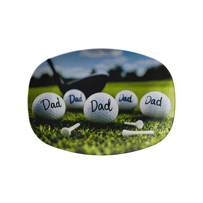 Dad Golf Father's Day BBQ Birthday Serving Platter
