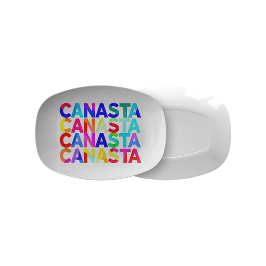 Canasta Lover Serving Platter