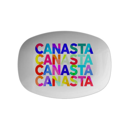 Canasta Lover Serving Platter