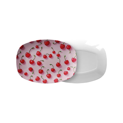 Oh So Cherry Cherries Serving Platter