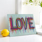 Abstract LOVE Art Cutting Board Charcuterie Board