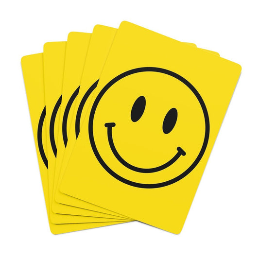 Happy Face Smiley Face Canasta Game Player Cards