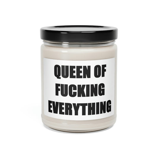 Queen Of Fucking Everything Scented Soy Candle, 9oz