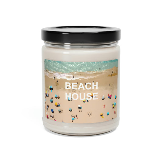 Beach House Vacation Scented Soy Candle, 9oz