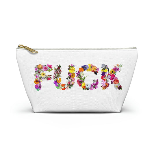 Say It With Flowers Fuck MakeUp Bag Accessory Pouch