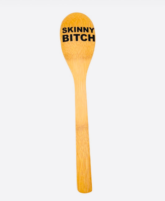 Skinny Bitch Bamboo Wood Spoon