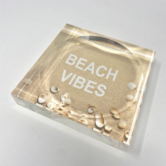 Beach Vibes Acrylic Beach Candy Dish Catchall
