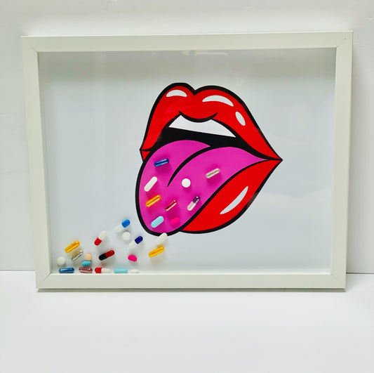 Lips Pill Wall Art