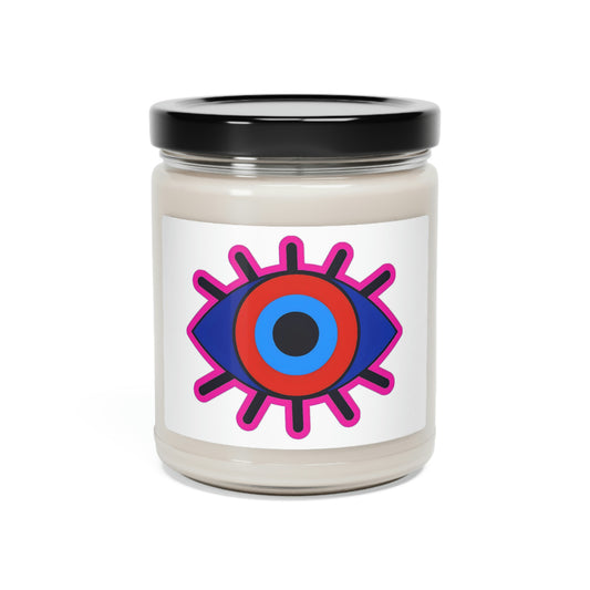 Evil Eye Good Luck Scented Soy Candle, 9oz